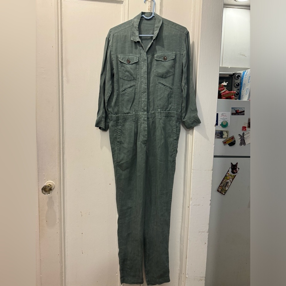 Isabel Marant green khaki jumpsuit